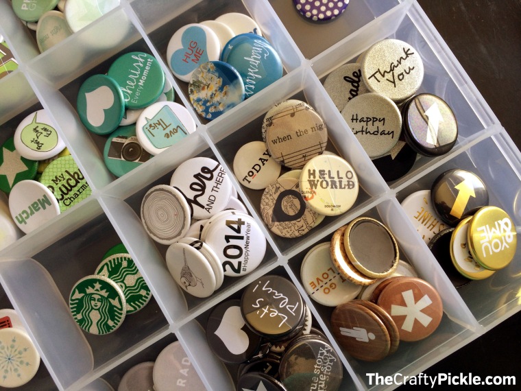 Organize your Flair buttons! More @TheCraftyPickle.com