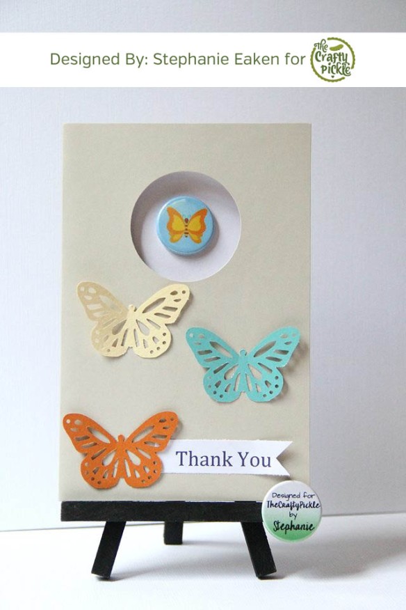 Dress up a greeting card with flair @ TheCraftyPickle.com